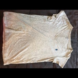 Barley worn light grey polo